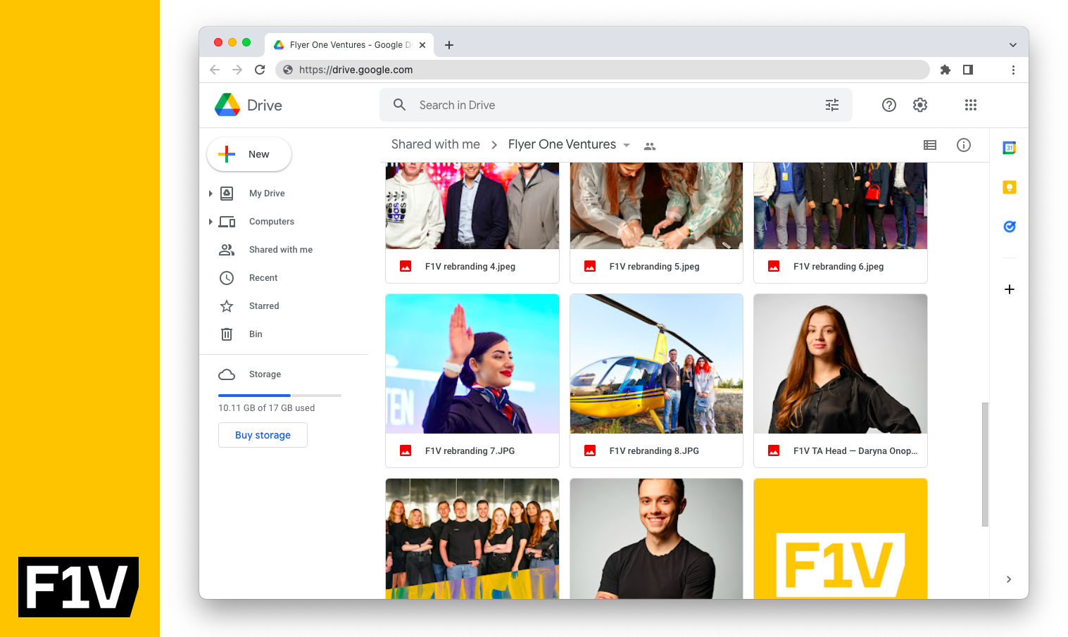 The Flyer One Ventures media kit that was created when the fund announced its rebranding in 2021. 