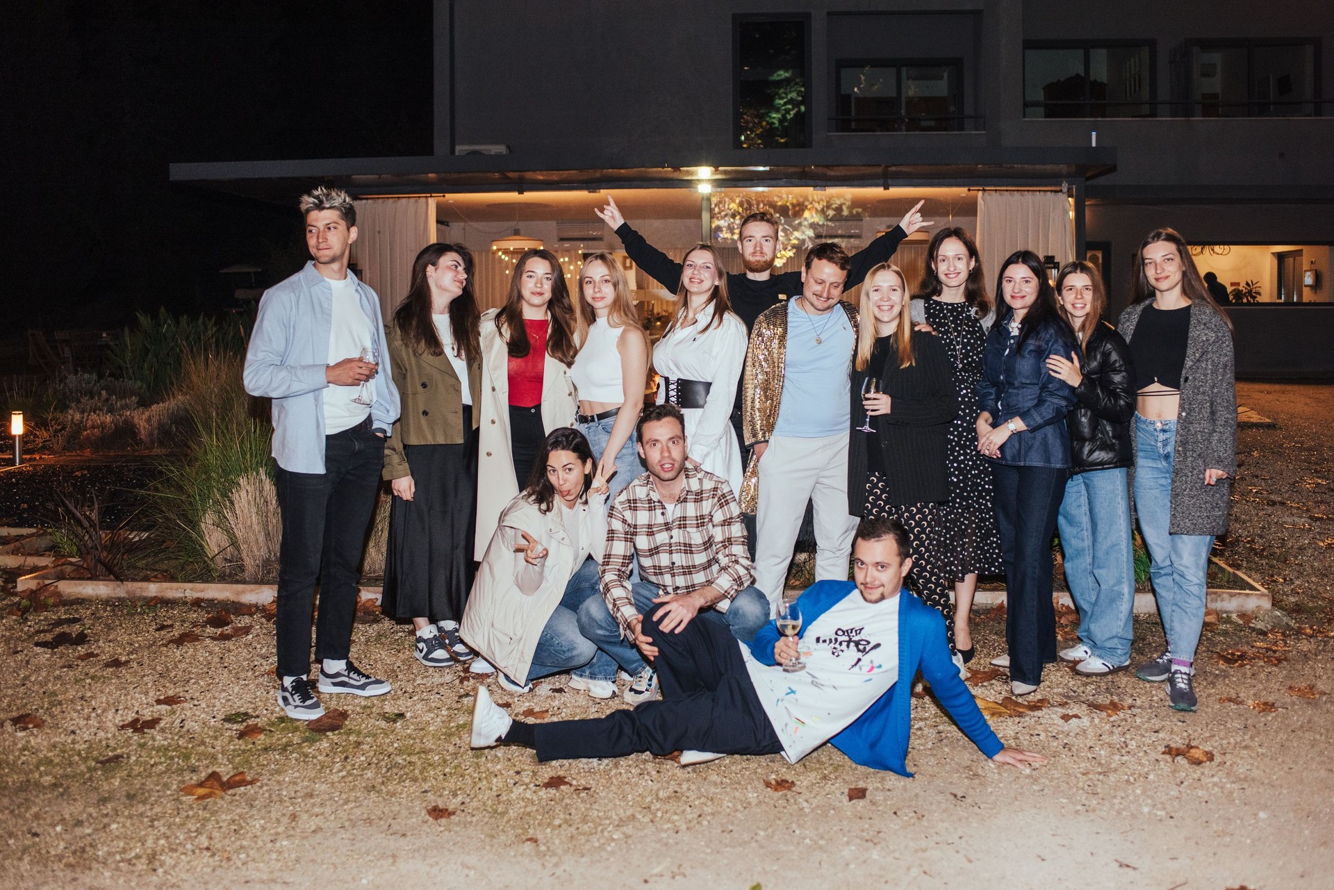 The F1V team poses for a picture during our team gathering in November 2024.